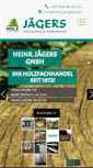 Mobile Screenshot of holz-jaegers.de